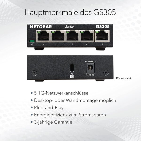 Switch 5-Port – Bild 3